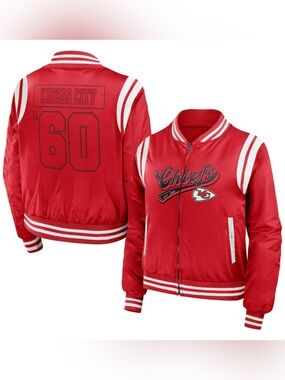 Kansas City Chiefs Women’s NFL Licensed Jacket WEAR by Erin Andrews – NWT